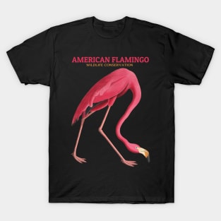 American Flamingo Wildlife Conservation T-Shirt